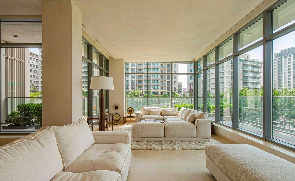 Low-E double glazing in a Gulf apartment